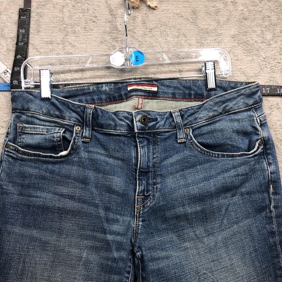 Tommy Hilfiger Jeans Women's Size 6 Blue Straight Loose Pants - Picture 6 of 14